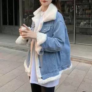 털안감 청자켓 점퍼 캐주얼 겨울 아우터 털 데님 자켓