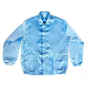 제전복 상의 Y카라 크린룸옷 정전기방지 방진복 [BSO64432]