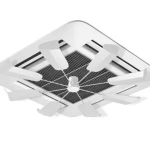 거실 날개 바람막이 가림막 무타공 바람개비 실링팬 윈드바이저 천장형 시스템에어컨