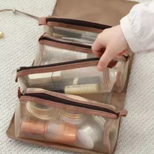 여행용 화장품 다용도 소품 분리 찍찍이 롤파우치 XBn8+2Tow
