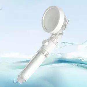 고효율 올킬 정수샤워기4단 화이트 온오프 수압강화 필터 헤드 4단 녹물제거 이물질 여행 미니 여행용