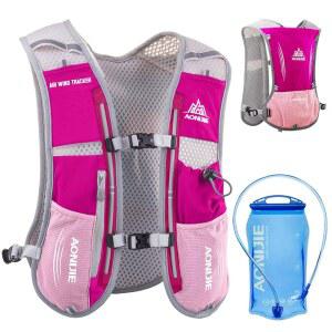 아자르시스 러닝 물병 플라스크 BPA 프리 누수 방지 수분 조끼 팩, 트라이애슬론 마라톤 하이킹 사이클링 클라이밍 러너용 허리 벨트 교체