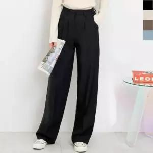 [의류] 절개 와이드바지 정장바지코디 정장팬츠 면접 신상