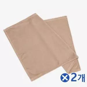 [에이치플러스몰]TBZ 부드러운 소프트 극세사 담요 70x100cm 베이지x2개