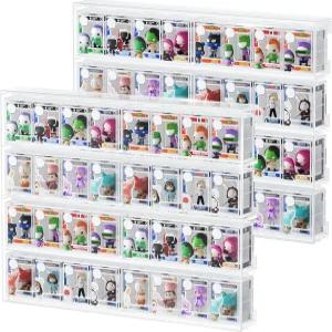 윙카인 아크릴 디스플레이 비티 프로텍터 케이스 펀코 팝과 호환 카운터탑 및 벽걸이용 32슬롯 피규어 선반