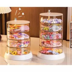 머리끈 보관함 파츠통 투명 비즈통 정리함 머리핀 주얼리 반지 소형 수납함 다용도