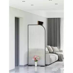 유리파티션 철제 원룸 사무실 불투명 가림막 유리 공간분리 타공 사이즈 칸막이