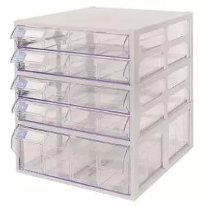 다용도정리함 다용도 5단 서랍 수납함 사무실 문구 소품 보관함 1P