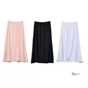 여성 8부 롱속치마 인견 흡습속건 FREE 비침방지rst180