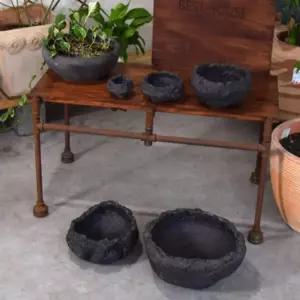 분재화산석 화분 5호 소나무분재