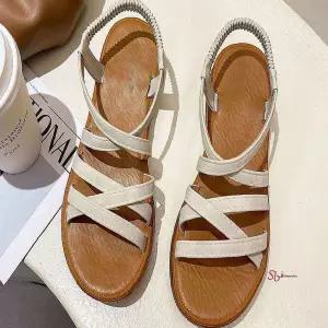 여성끈샌달 뒷밴딩 샌들 여름 쪼리 스트랩klm248