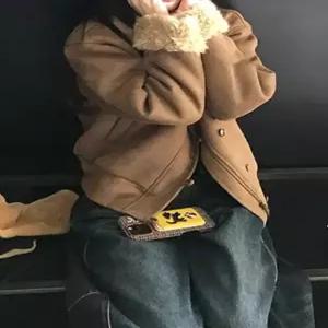 헐크 여사친 재킷 가죽 런던 중고 세무 앤티크 퍼 일체형 점 코트 B05Z1L KKE1