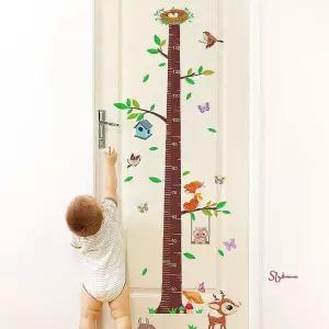 느낌상점 키재기 심플한 아기 과일 고양이 스티커vwx976