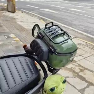 가스통 탑박스 스쿠터 알루미늄 수납함 오토바이 리어백 보관 수납 가방 테일 방수 전 박스