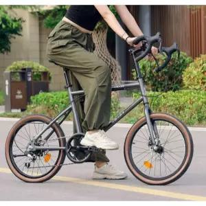 미니스프린터 경량 자전거 20인치 오렌지 사이클 벨로 미니벨로 변속 스프린터 미니 핑크단