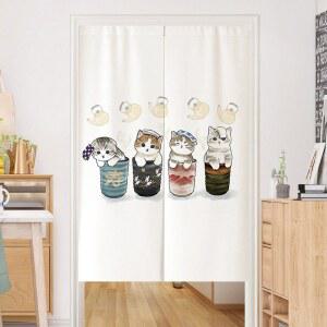 식당 가리개 커텐 바란스 현관 미니 선반 공간 책장선반 마호가니 전체 가게 파티션 입구 DS 2Y