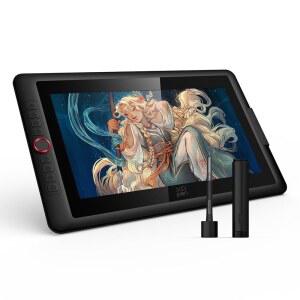 화면이 있는 XPPen Artist 15.6 Pro V2 드로잉 태블릿, 풀 라미네이션 안티 글레어 글래스 조절 스탠드가 16K 펜 압력 스타일러스 디지털 아트 PC Mac Linux Android용 8 바로 가기 키 작동