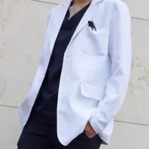 (다올)남성 고급 의사가운 약사 병원 가운자켓 랩