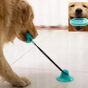 [반려] 럭비공 터그놀이 장난감 흡착형 하늘