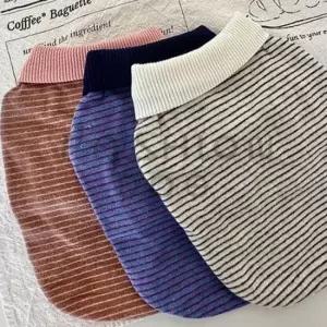 [반려] 강아지 1P 티셔츠 반려견 간절기티 줄무늬 카라 엘링