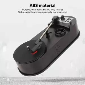 턴테이블 레코드 플레이어 내마모성 USB-MP3 변환기 레트로 메모리 카드 슬롯 지원 가정용 33 45 PRM