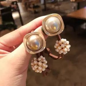 [에스에스_62]진주방울 데일리머리끈 고무줄 헤어끈 FS012