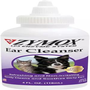 개와 고양이를 위한 자이목스 이어 클렌저 솔루션 4온스