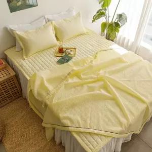 [르헤브] 샤르베 시원한 여름 침구세트 시어서커 얇은 홑 이불세트 패드 SS