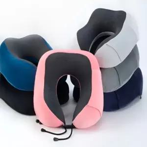 목베개 메모리폼 목쿠션 통기성 기내용 차량용 여행용 목받침 [개별 진공포장]