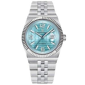 [미국배송] 하이친 파가니 디자인 남성 자동 기계식 시계 40MM 풀 스테인리스 스틸 일본 자가 와인딩 무브먼트 100M 방수 럭셔리 스포츠 손목시계