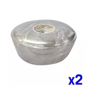 TBZ 스텐 공기 찬통 17x7cm x2개 밥그릇 식기용품 밥공기
