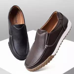 접이식구두 소가죽 소재 중년남성 보트슈즈 외출 운동화