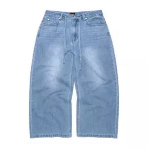 LEE 우먼 썸머 오버사이즈드핏 텐셀 데님 팬츠 인디고 미듐