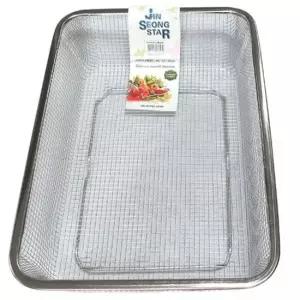 스텐바구니 스텐 채반 채망 야채 바구니 펀칭볼 믹싱볼 특대 타공바구니