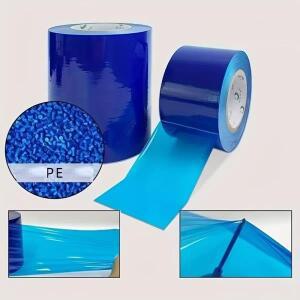 1롤 자동차 차량용 휠 림 테이프 PE 블루 강력 접착 스크래치 방지 간편 설치 허브 필름