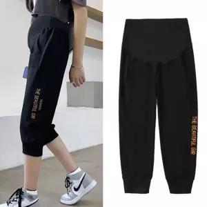 여사친 여름 레깅스 필라테스 임산부 얇은 칠부 트레이닝 봄여름 패션 빅사이즈 ST2