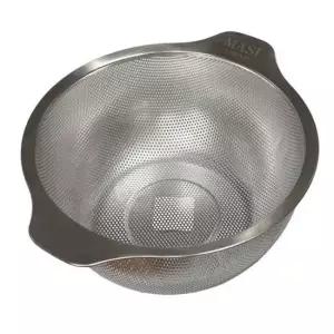 스텐바구니 스텐 채반 채망 야채 바구니 펀칭볼 믹싱볼 22cm 타공바구니