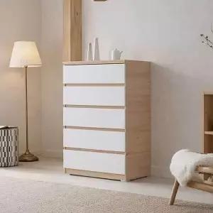 아트박스/바이탈버브 하임 광폭 800 5단 서랍장