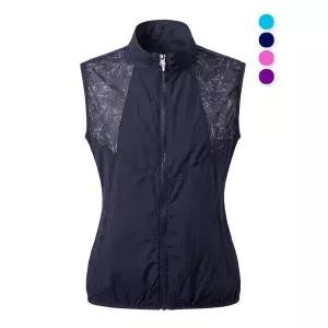 [하프클럽/]Q 여성꽃나염조끼 여성 베스트 여름 메쉬 스판 쿨 기능성 얇은조