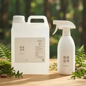 뿜뿜편백 3 편백오일함유 편백수 피톤치드 스프레이 2L+500mL 공병)