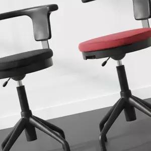 진찰용 고정 원형의자 미용실 업소 높이조절 인테리어 회전