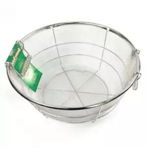 스텐바구니 채반 채망 소쿠리 튀김망 거름망 3단 47cm 채반바구니