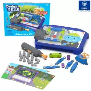 러닝리소스 디자인드릴 서킷 어드벤처 공구놀이 장난감 직업체험 회로구축 엔지니어링 역할놀이
