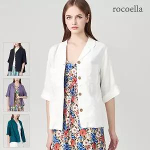 [로코엘라] 르뚜아 프렌치 린넨 블렌디드 썸머 여성 셔츠 자켓
