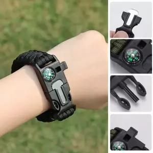 생존용 나침반 팔찌 캠핑 등산 서바이벌 필수템