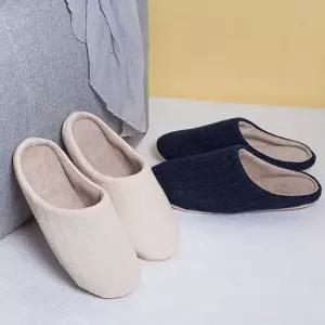 소프트 소음방지 면 실내 슬리퍼 사무실 방한슬리퍼 실내슬리퍼 사계절슬리퍼