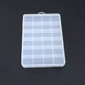 보관 보관 공방용품 바늘 비즈 수납 케이스 24칸 낚시