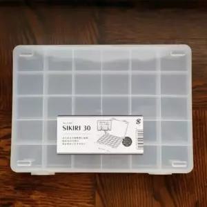 비즈공예 통 비즈박스 재료 보관함 30구 아크릴케이스 투명플라스틱박스 비즈케이스