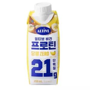 [셀러허브]CJ 얼티브 비건프로틴 바나나 250ml (S48198381)