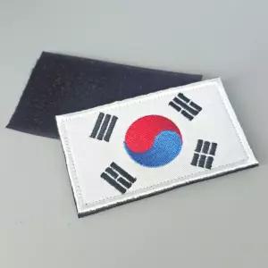 대한민국 태극기 와펜 패치 찍찍이 와펜 자수패치 패치 와펜패치 완장